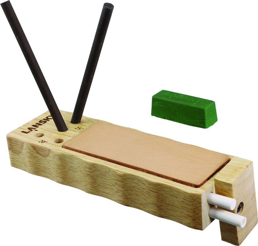 Lansky Ceramic 4 Rod TurnBox with Leather Strop